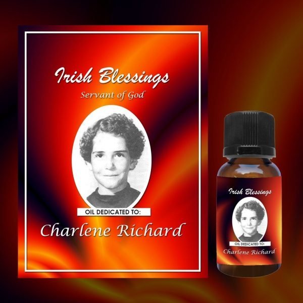 Oil Dedicated to Charlene Richard (Patron for Catholicism)