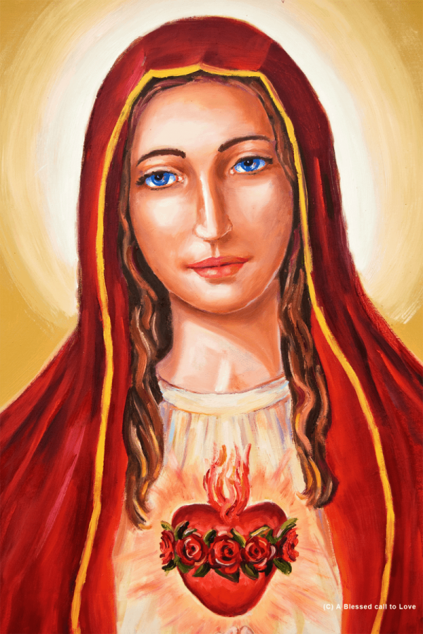 Our Lady of Joy Canvas Painting Copy