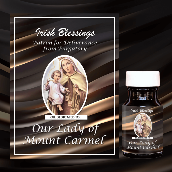 Oil Dedicated to Our Lady of Mount Carmel (Patron for Deliverance from Purgatory)