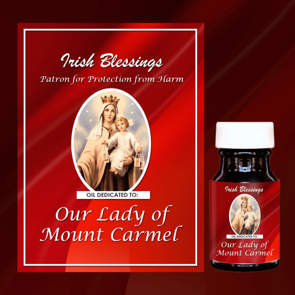 Oil Dedicated to Our Lady of Mount Carmel 3 (Patron for Protection from Harm)