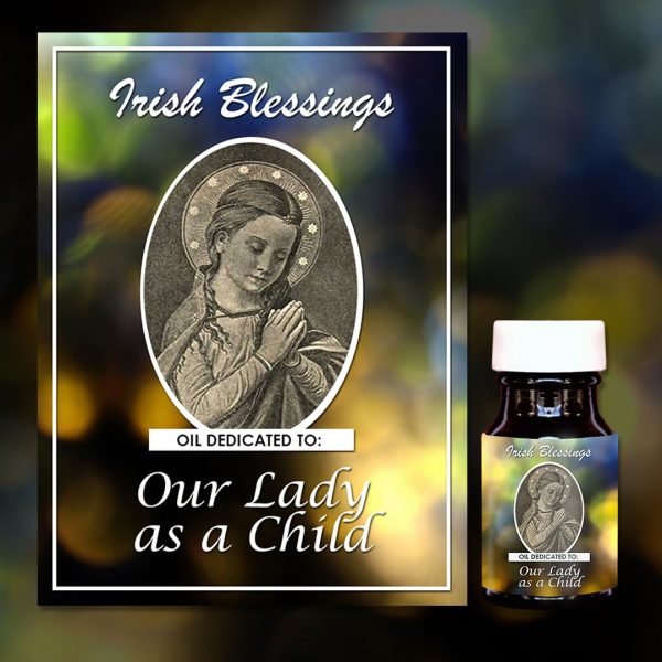 Our Lady as a Child Card