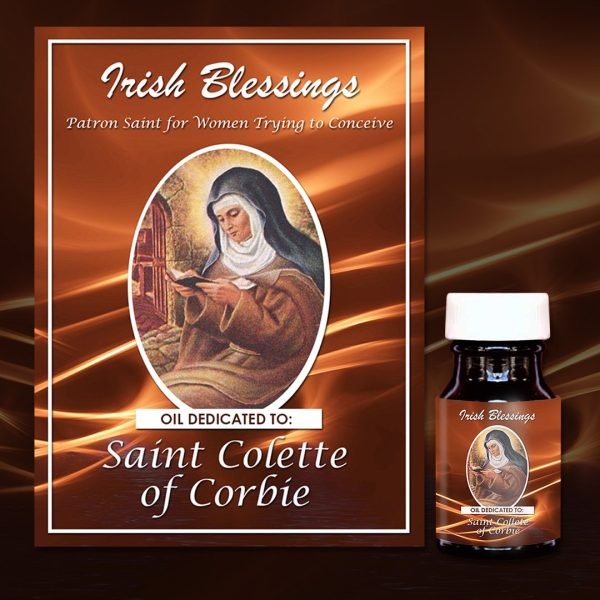 Oil Dedicated to St Colette de Corbie (Patron for Women Seeking to Conceive)