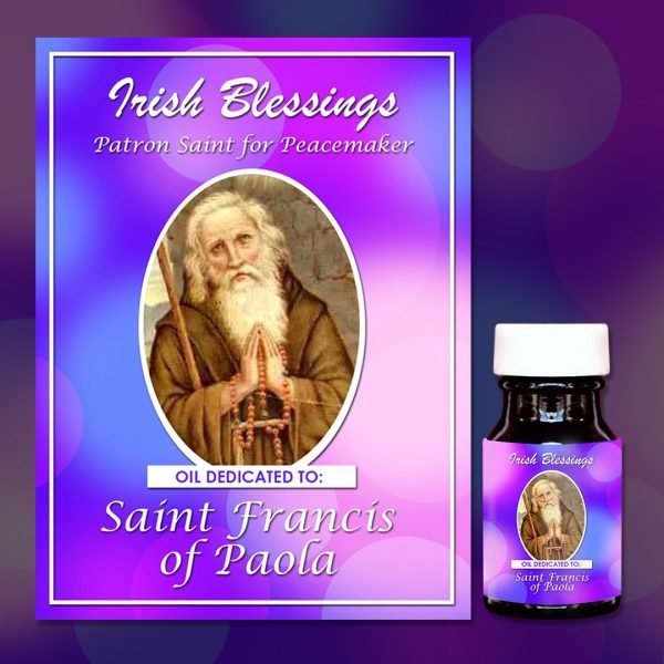 Oil Dedicated to St Francis of Paola - Peacemaker