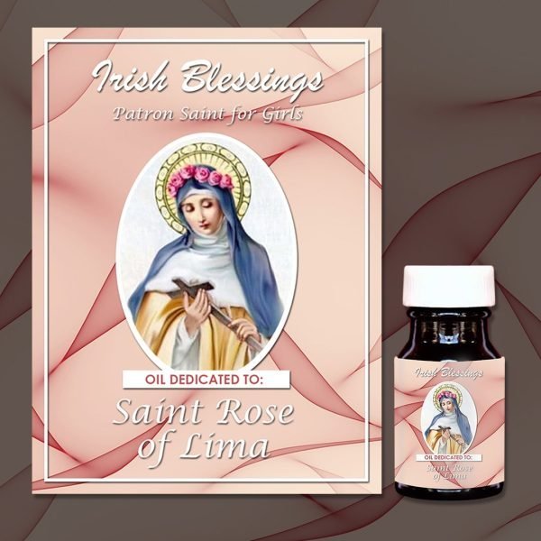 Oil Dedicated to St Rose of Lima (patron for girls)