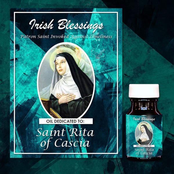 Oil Dedicated to St Rita Of Cascia (Patron Saints Invoked Against Loneliness)