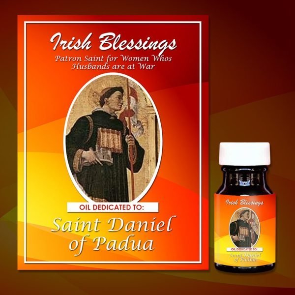 Oil Dedicated to St Daniel of Padua (Patron for Women Who's Husband at War)