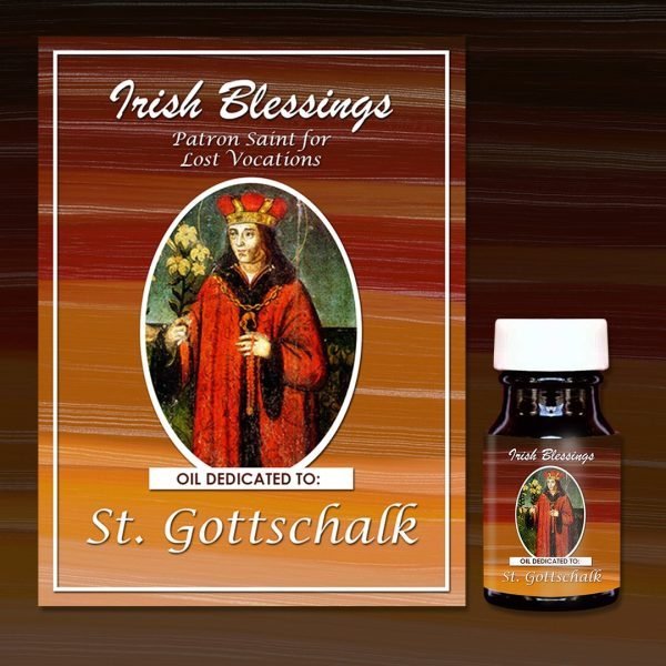 Oil Dedicated to St Gottschalk (Patron Saint for Lost Vocations)