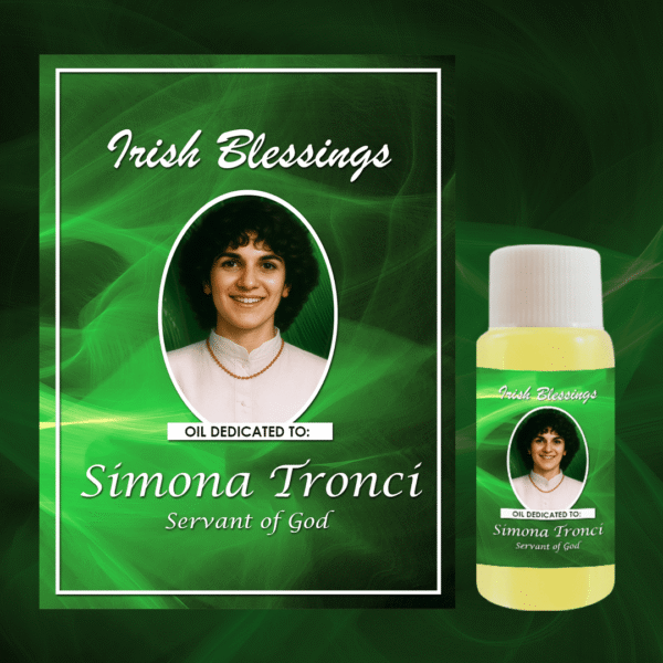 Oil Dedicated to Simona Tronci (Servant of God)