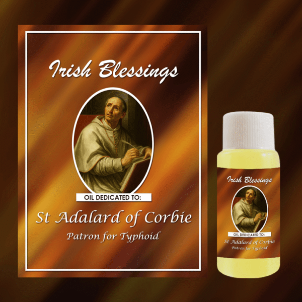 Oil Dedicated to St Adalard of Corbie (Patron for Typhoid)