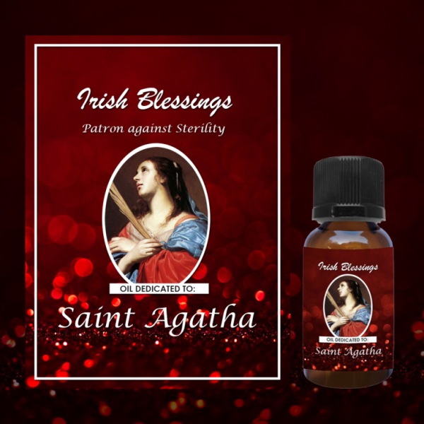Oil Dedicated to St Agatha (Patron Against Sterility)
