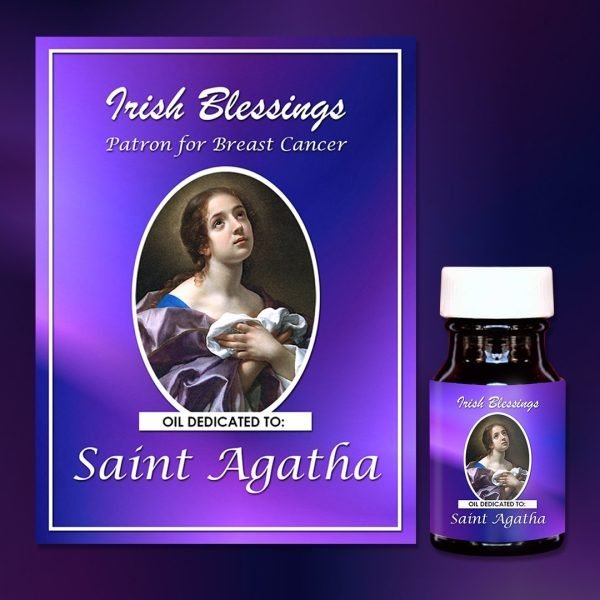 Oil dedicated to St Agatha (Patron for Breast Cancer)