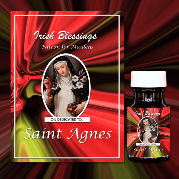 Oil Dedicated to St Agnes (Patron for Maidens)
