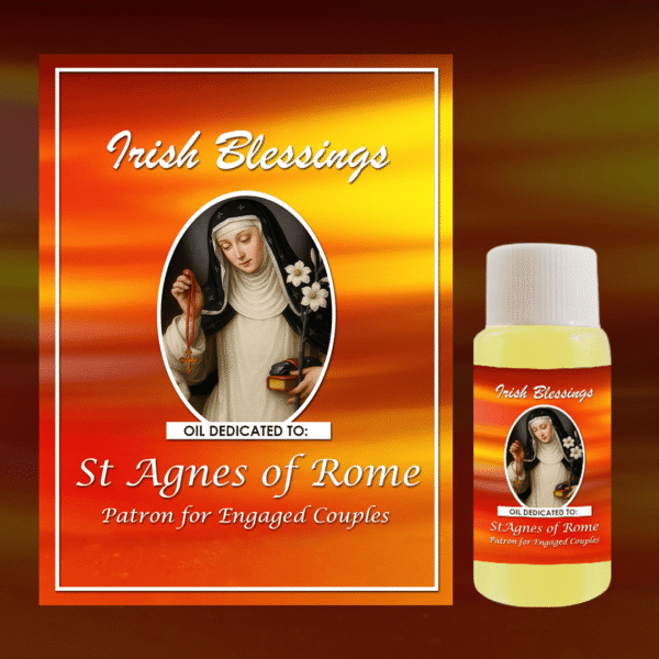 Oil Dedicated to St Agnes of Rome (Patron For Engaged Couples)