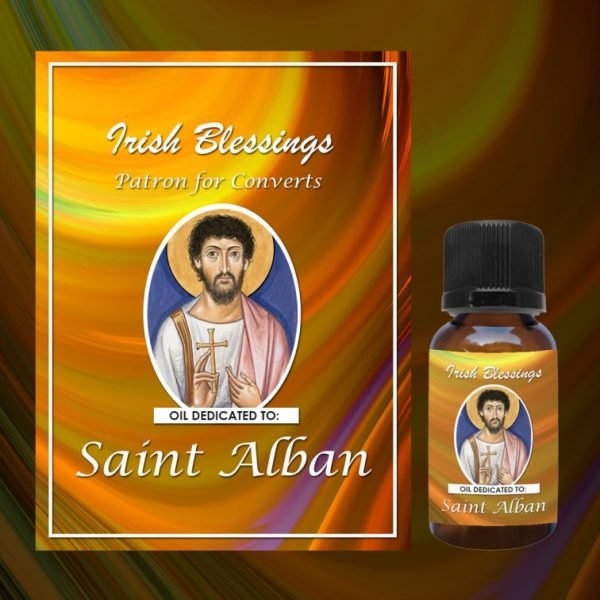 Oil Dedicated to Martyr St Alban Patron for Converts