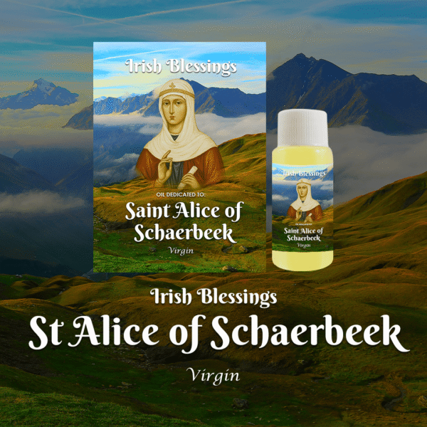 Oil Dedicated to St Alice of Schaerbeek (virgin)