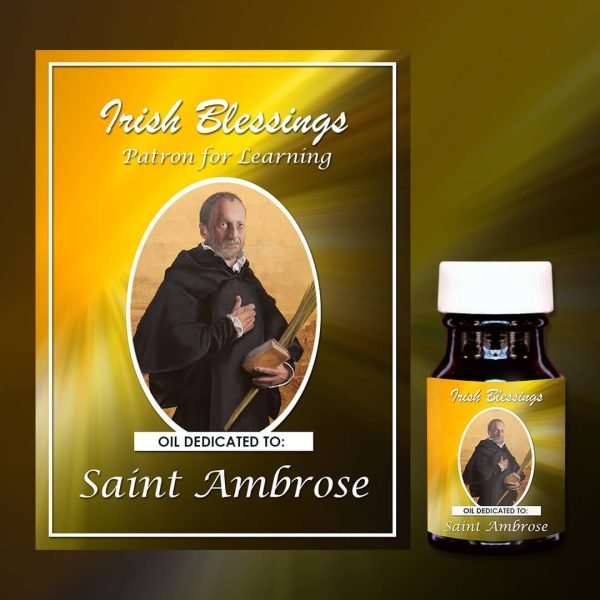 Oil Dedicated to St Ambrose (patron for learning)