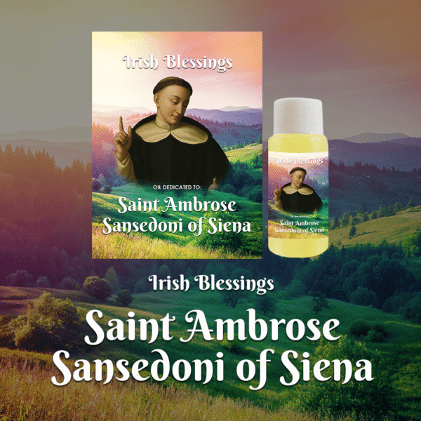 Oil Dedicated to St  Ambrose Sansedoni of  Siena