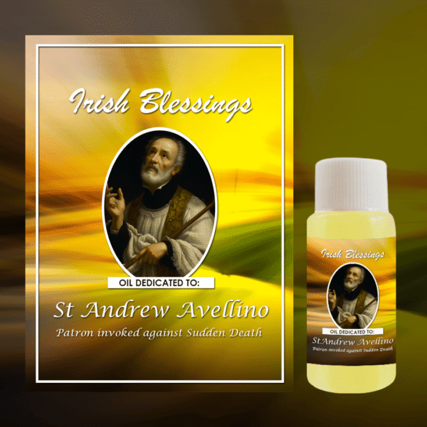 Oil Dedicated to St Andrew Avellino (Patron Invoked Against Sudden Death)