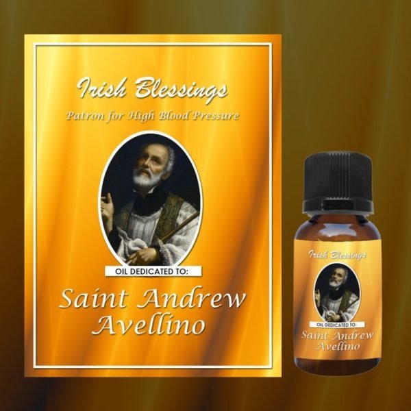 Oil Dedicated to St Andrew Avellino (Patron for High Blood Pressure)