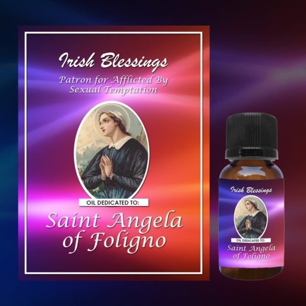 Oil Dedicated to St Angela of Foligno (Patron for Afflicted by Sexual Temptation)
