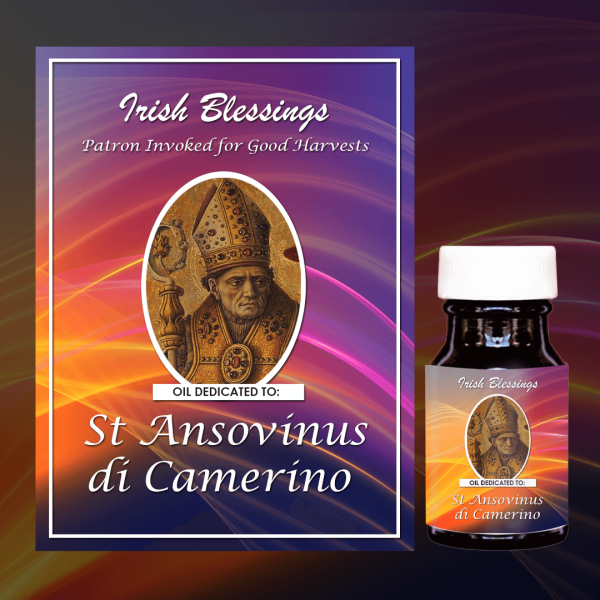 Oil Dedicated to St Ansovinus di Camerino (Patron Invoked for Good Harvests)