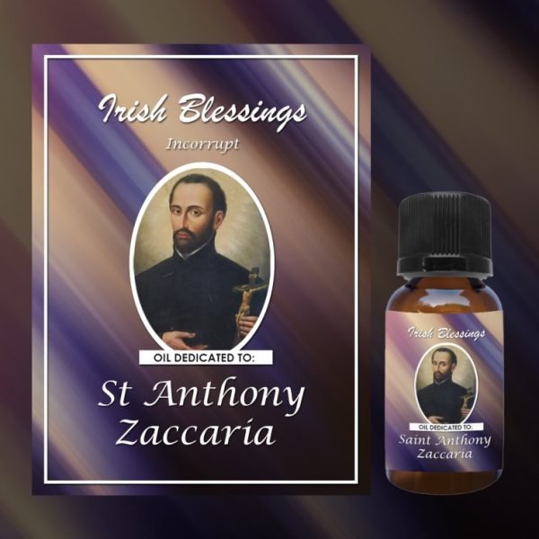 Oil Dedicated to St Anthony Zaccaria (incorrupt)
