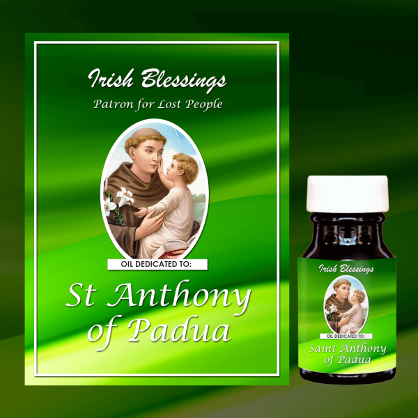 Oil Dedicated to St Anthony of Padua (Patron for Lost People)