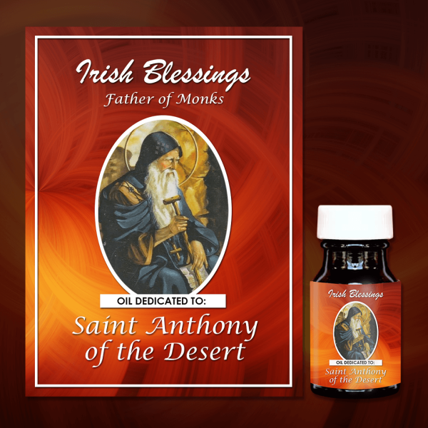 Oil Dedicated to St Anthony of the Desert 2 (Father of Monks)