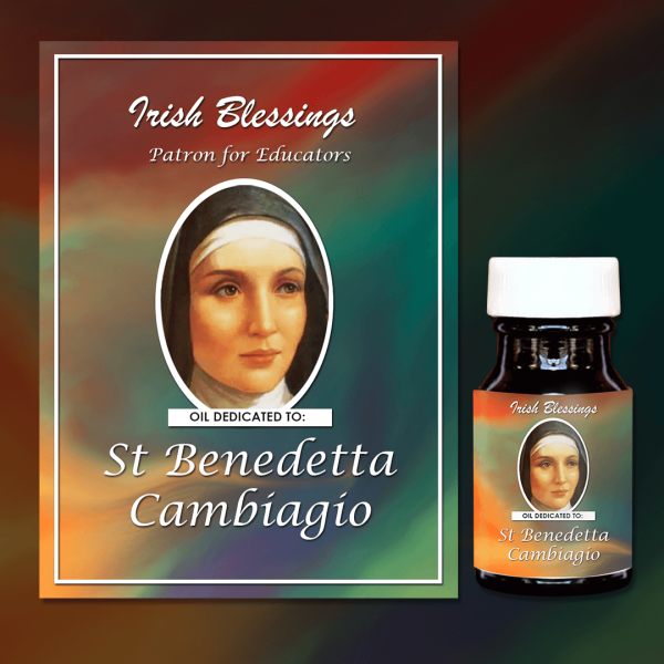 Oil Dedicated to St Benedetta Cambiagio (Patron for Educators)