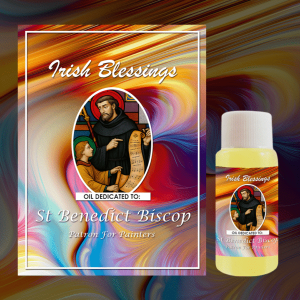 Oil Dedicated to St Benedict Biscop 2 (Patron for Painters)