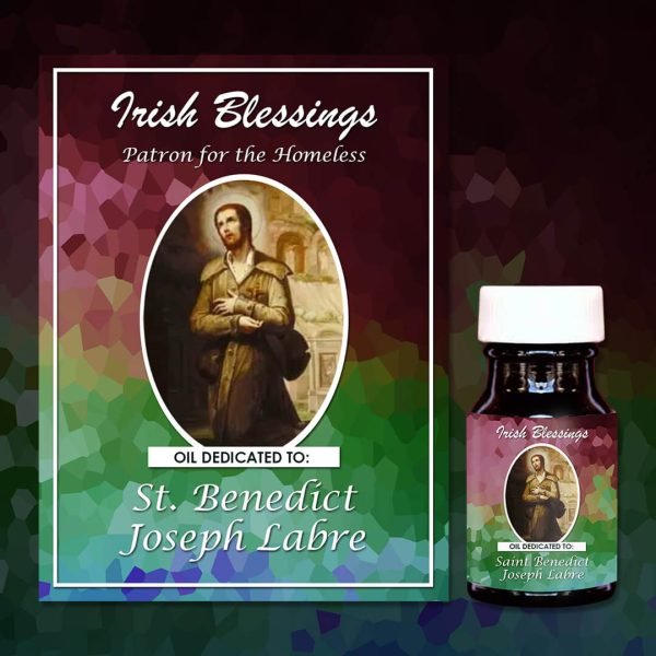 Oil Dedicated to St Benedict Joseph Labre (patron saint for the homeless)
