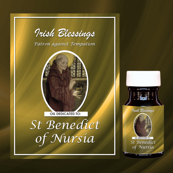 Oil Dedicated to St Benedict of Nursia 2 (Patron against Temptation)
