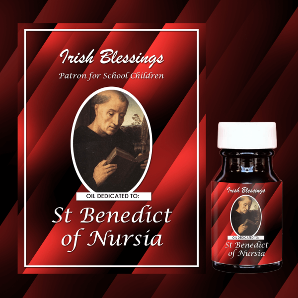 Oil Dedicated to St Benedict of Nursia 7 (Patron for School Children)