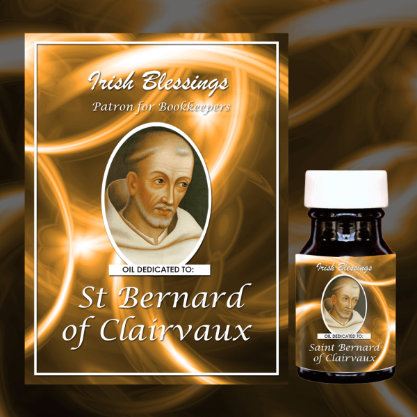Oil Dedicated to St Bernard of Clairvaux 3 (Patron for Bookkeepers)