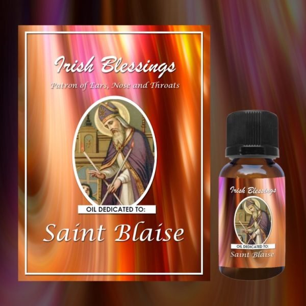 Oil Dedicated to St Blaise (Patron of ears, nose and throats)