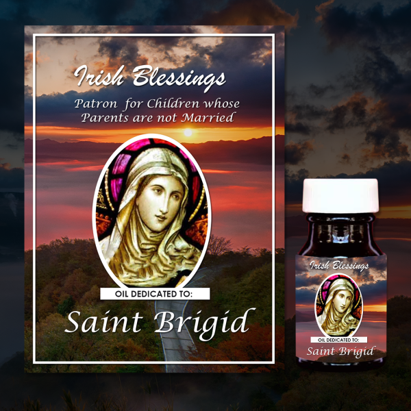 Oil Dedicated to St Brigid (Patron for Children whose Parents are not Married)