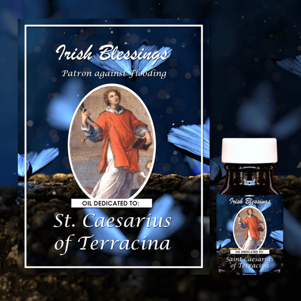 Oil Dedicated to St Caesarius of Terracina (Patron against Flooding)