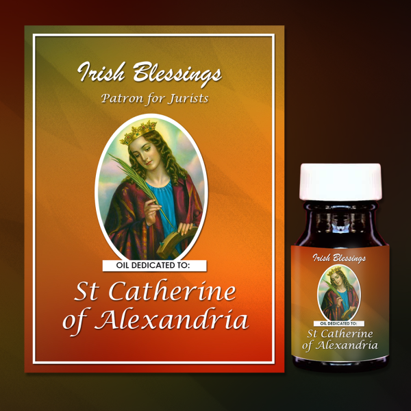 Oil Dedicated to St Catherine of Alexandria 5 (Patron for Jurists)