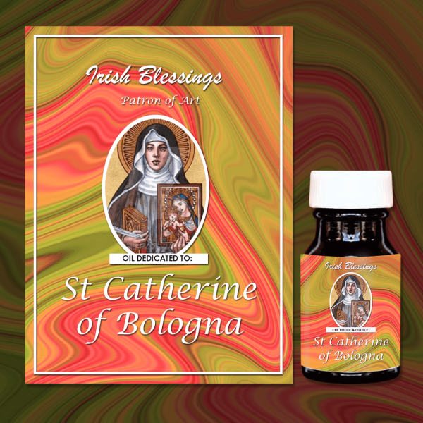 Oil Dedicated to St Catherine of Bologna 2 (Patron of Art)