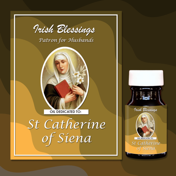 Oil Dedicated to St Catherine of Siena 5 (Patron for Husbands)