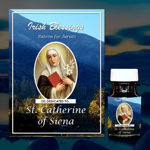 Oil Dedicated to St Catherine of Siena (Patron for Jurists)