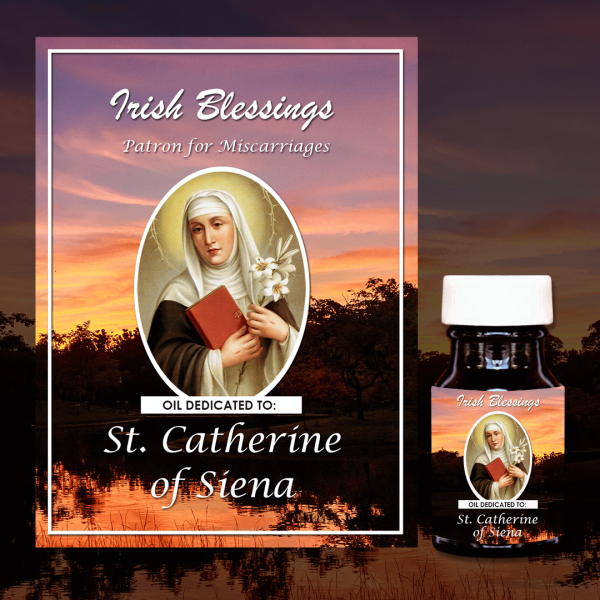 Oil Dedicated to St Catherine of Siena 1 (Patron for Miscarriages)