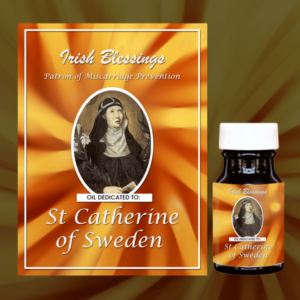 Oil Dedicated to St Catherine of Sweden 2 (Patron of Miscarriage Prevention)