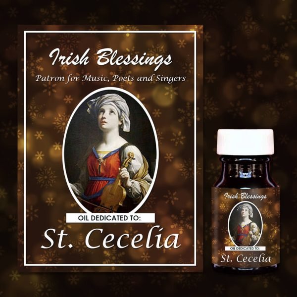 Oil Dedicated to St Cecelia (patron for music, poets and singers)
