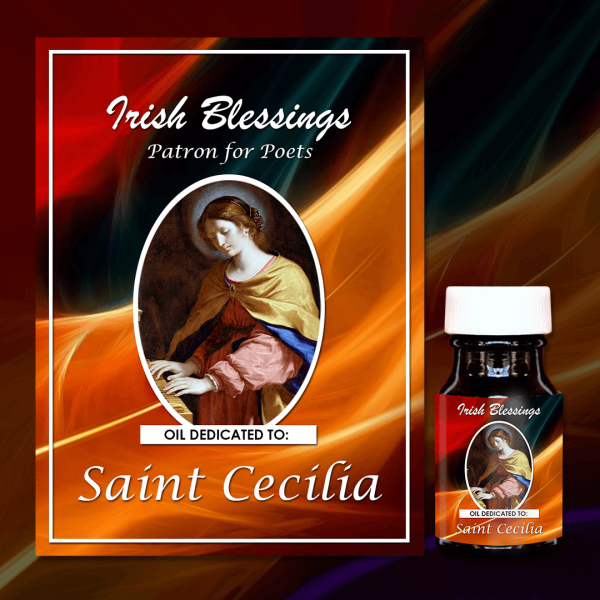 Oil Dedicated to St Cecilia 2 (Patron for Poets)