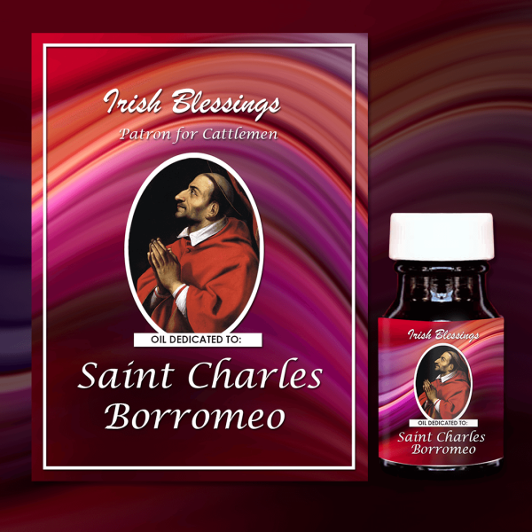 Oil Dedicated to St Charles Borromeo 6 (Patron for Cattlemen)