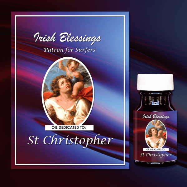 Oil Dedicated to St Christopher 5 (Patron for Surfers)