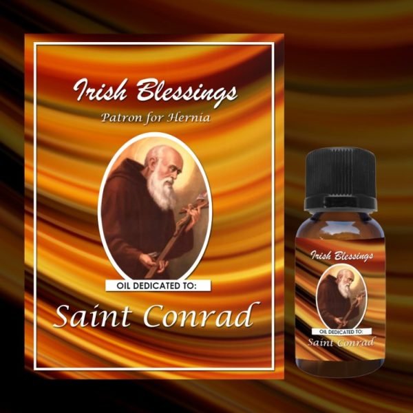 Oil dedicated to St Conrad (Patron for Hernia)