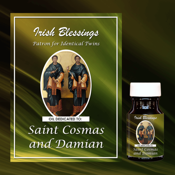 Oil Dedicated to St Cosmas and Damian 5 (Patron for Identical Twins)
