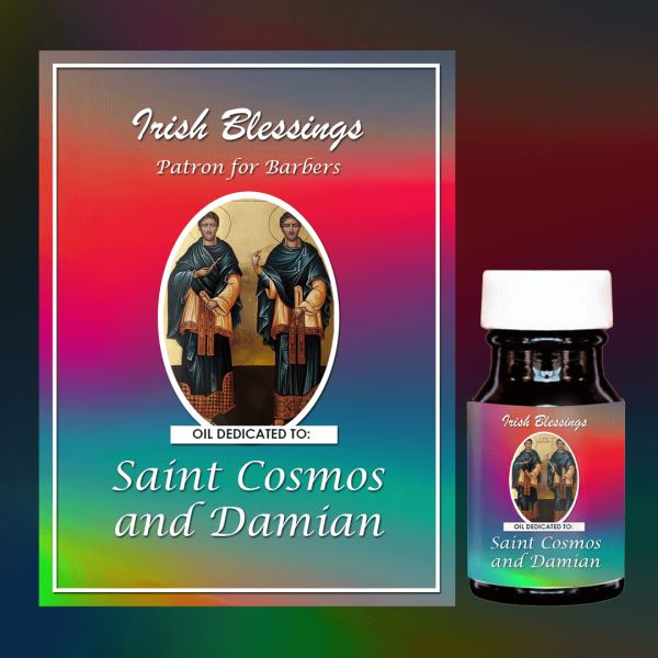 Oil Dedicated to St Cosmas and Damien 2 (Patron for Barbers)
